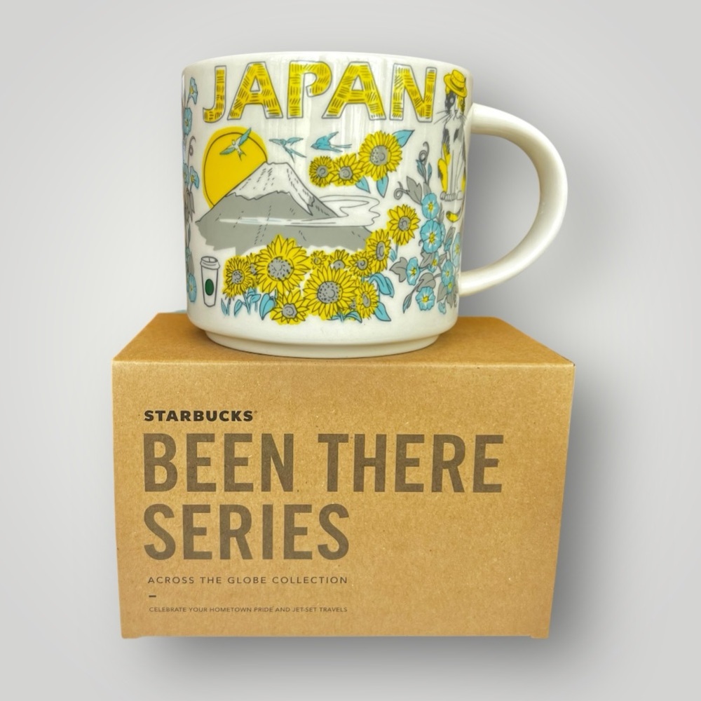 Starbucks Japan Mug - White and Yellow